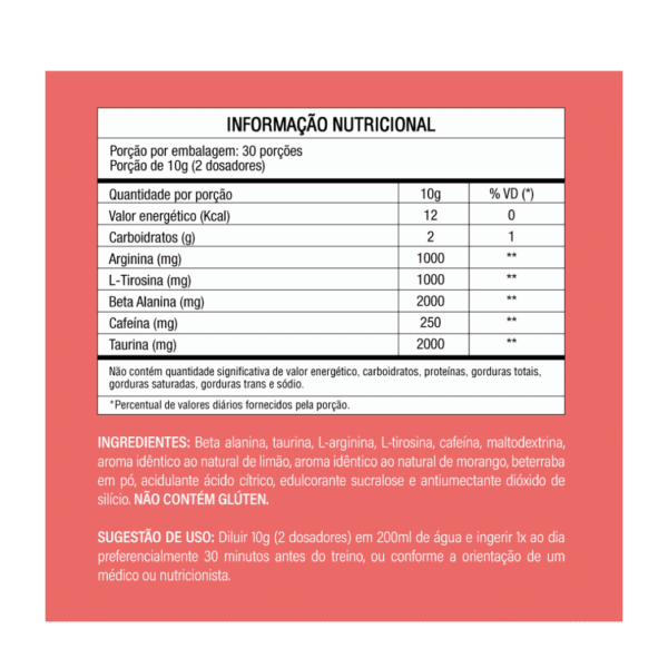 Pré-Treino DOPE Pink Lemonade – Intensidade com leveza e sabor.