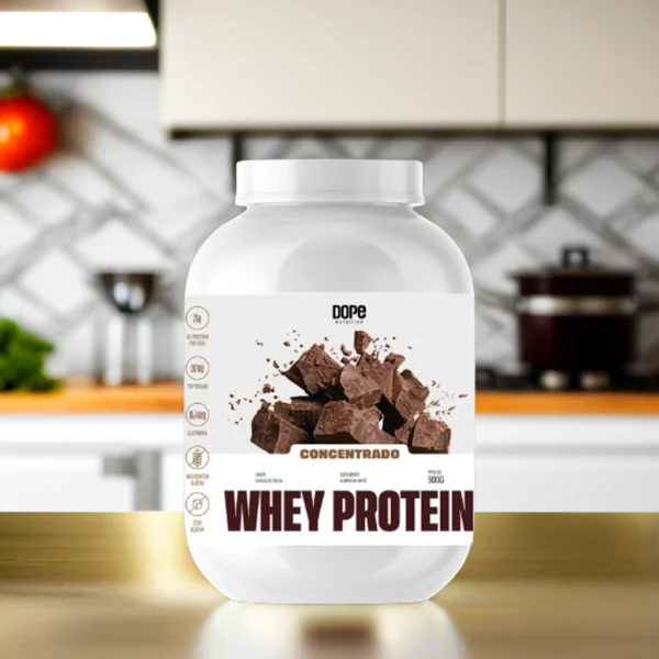 Whey Concentrado Sabor Chocolate Belga 900g