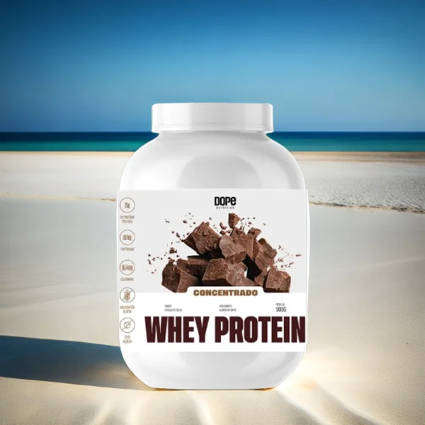 Whey Concentrado Sabor Chocolate Belga 900g