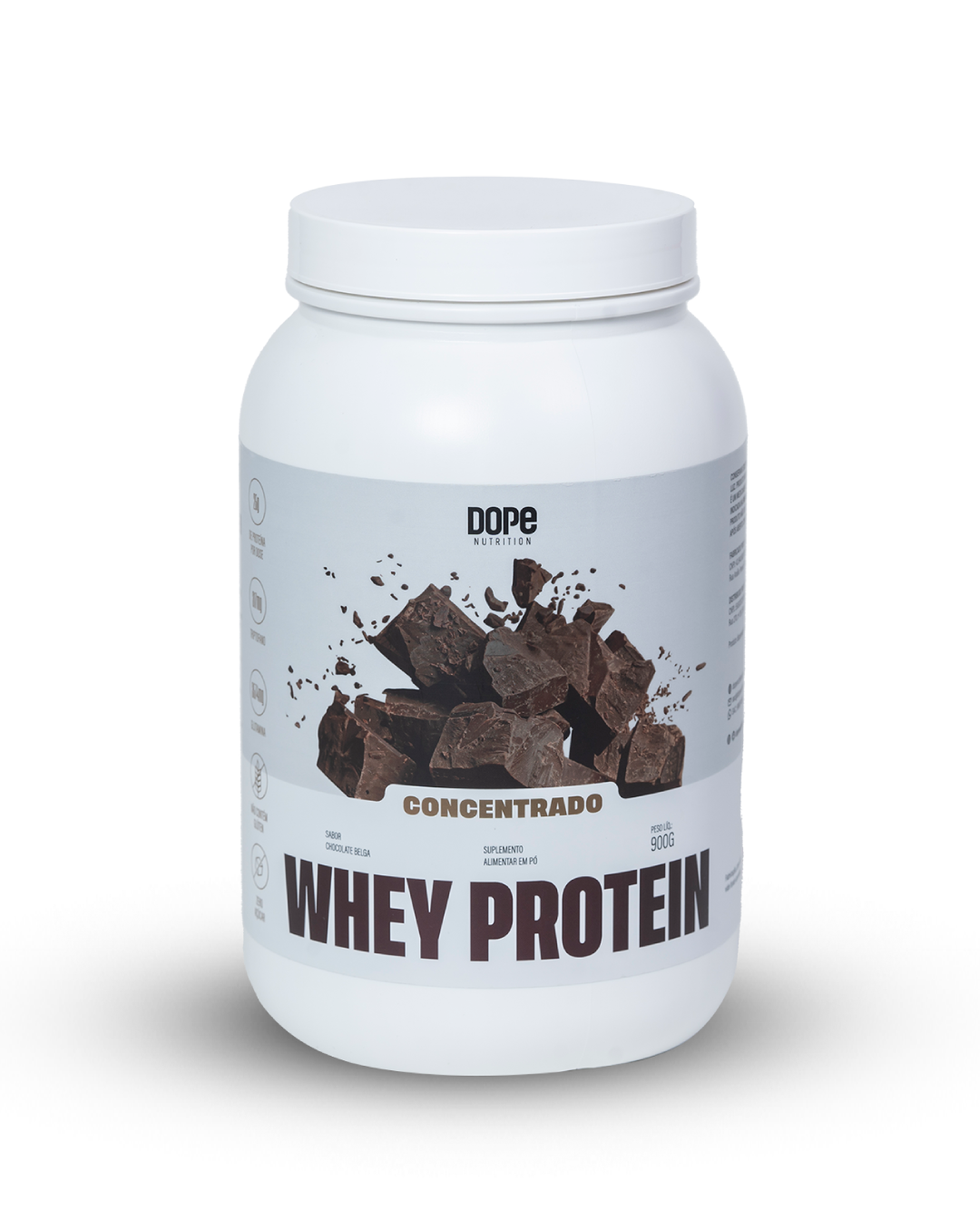 Whey Concentrado Chocolate Belga