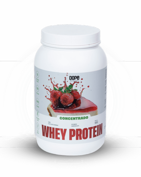 Whey Concentrado Cheesecake de Morango