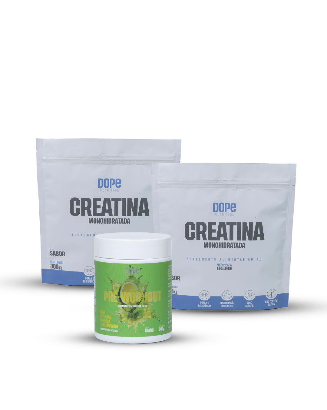 Kit Creatina e Pre Treino 1